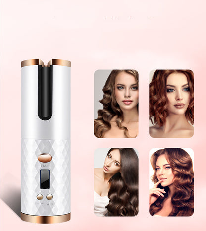 CurlPro Rechargeable Portable Hair Curling Iron - LSmarket