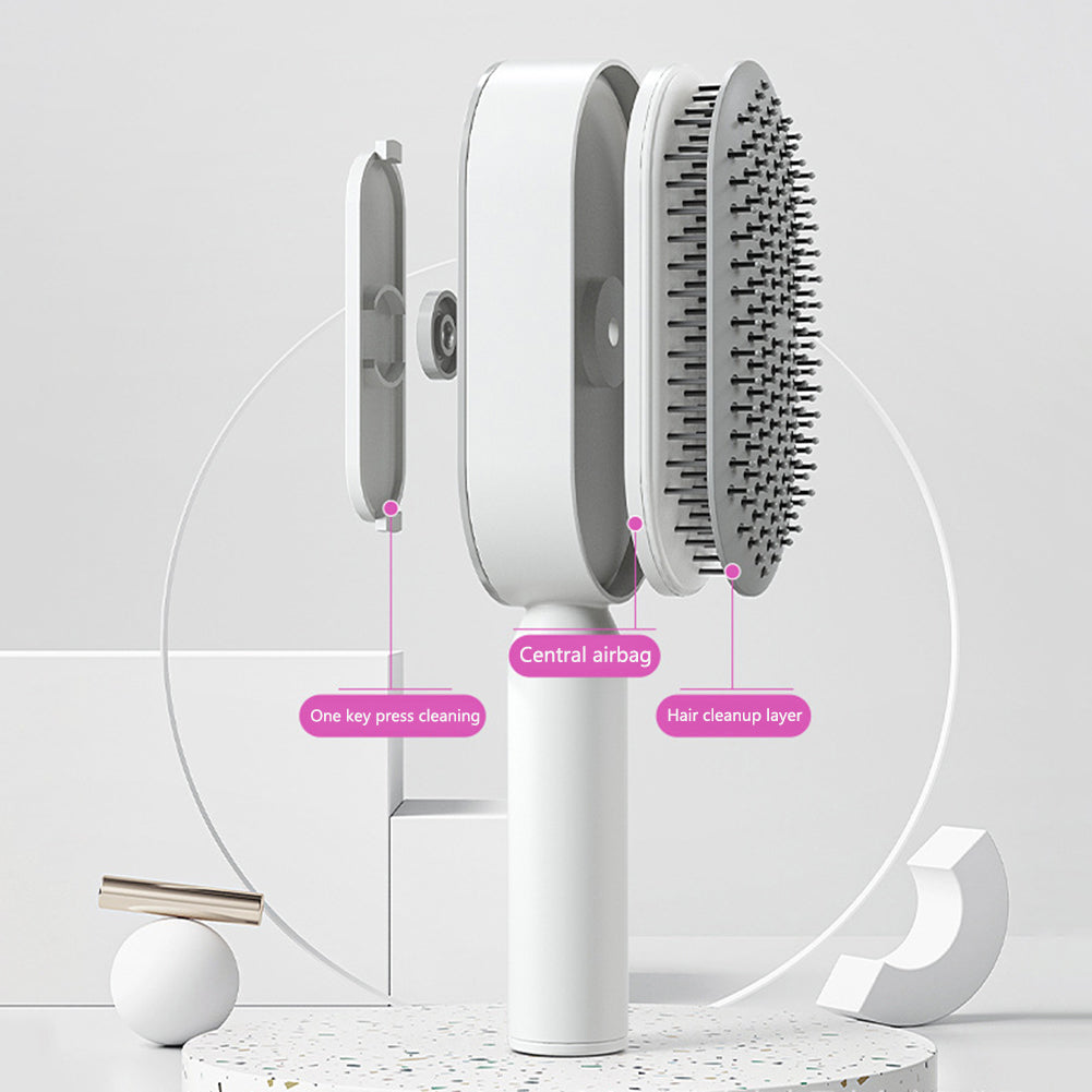 PureGlide Self-Cleaning Hair Brush - LSmarket