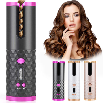 CurlPro Rechargeable Portable Hair Curling Iron - LSmarket